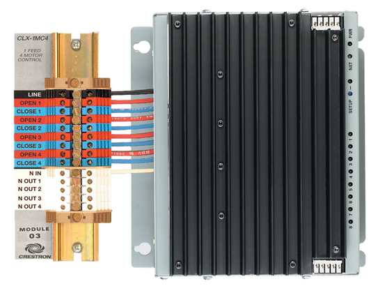 Crestron CLX-1MC4 - 4 Channel Motor Control Module, 1 Feed, 120V