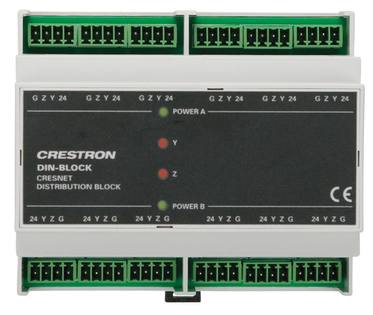 Crestron DIN-BLOCK - DIN Rail Cresnet Distribution Block