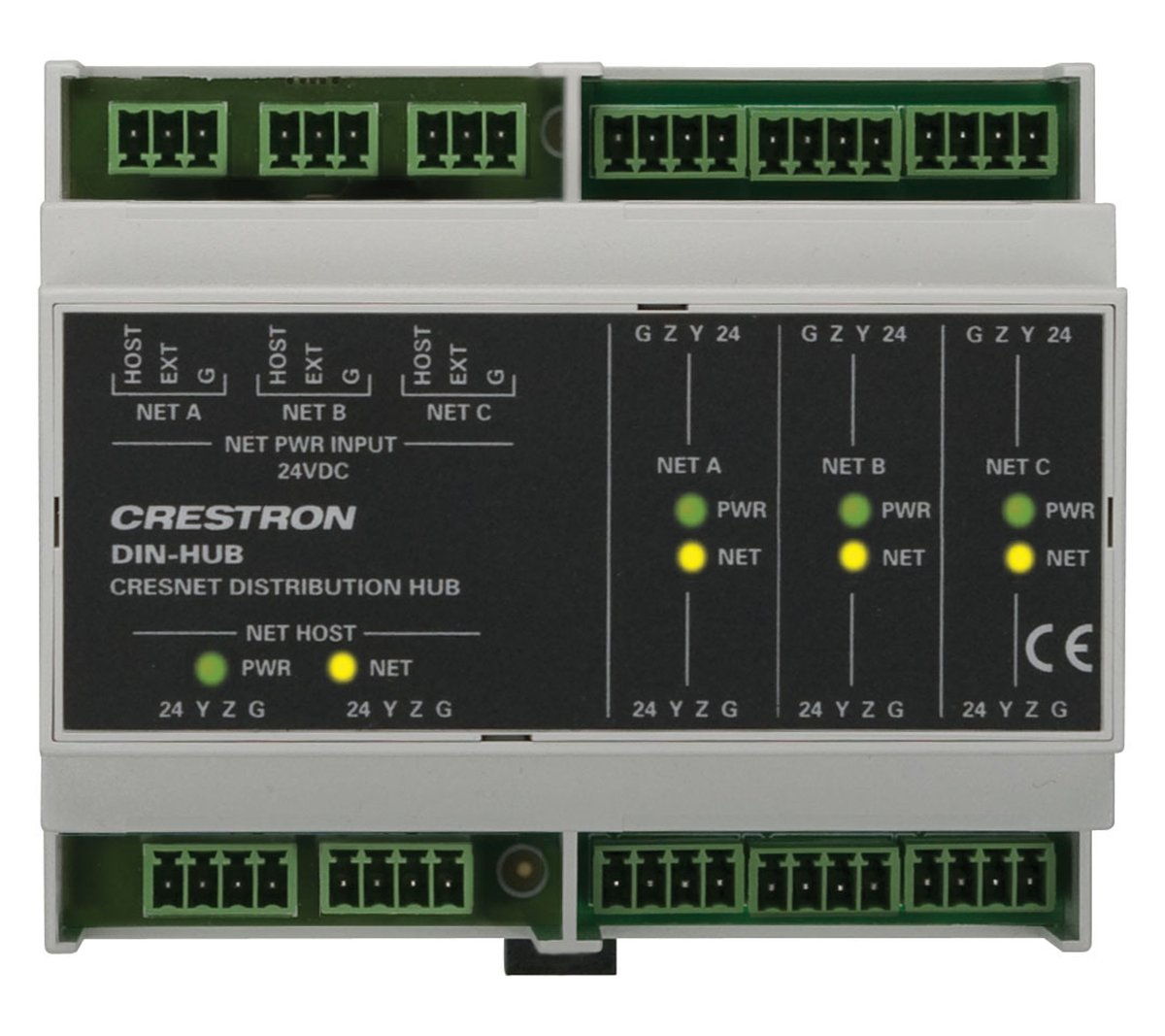 Crestron DIN-HUB - DIN Rail Cresnet Distribution Hub