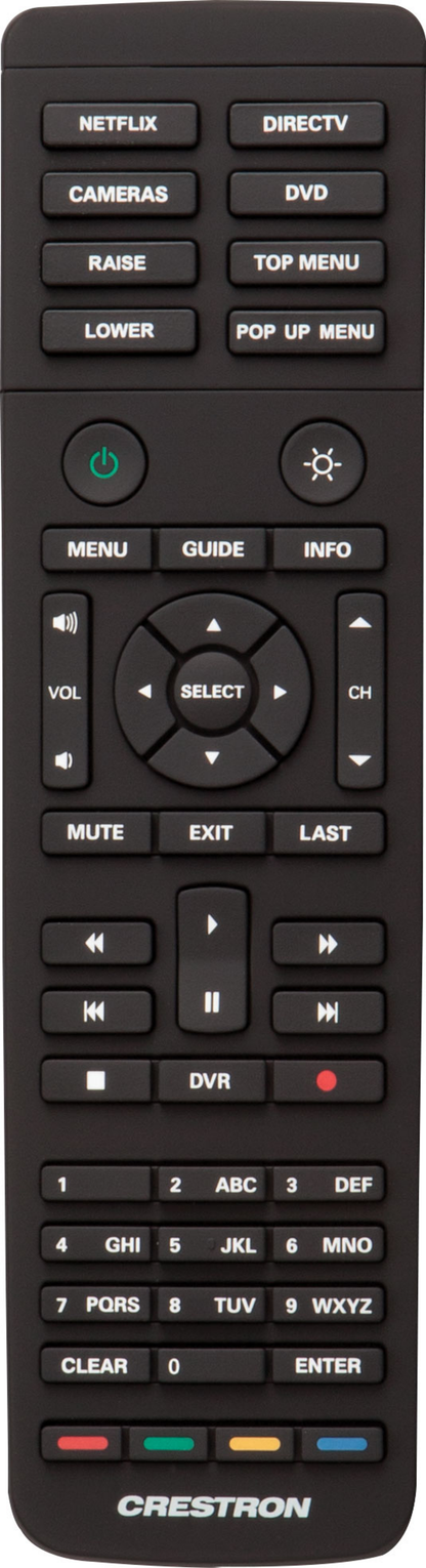 Crestron HR-150-B - Handheld Remote, 50 Button, Black