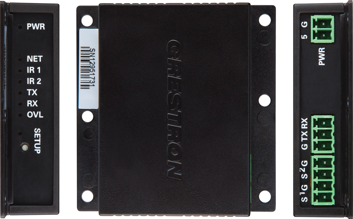 Crestron INET-IOEX-IRCOM - infiNET EX® Wireless IR/RS-232 Control Module