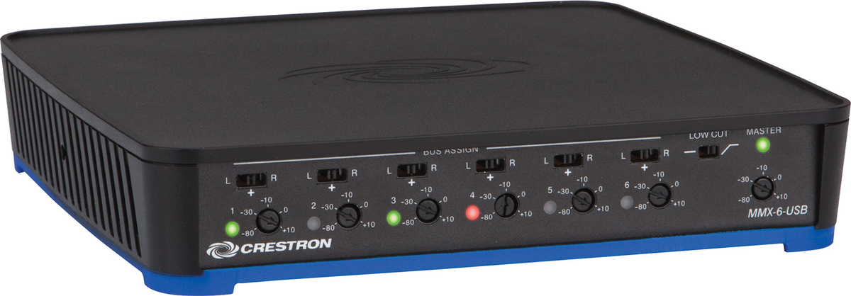 Crestron MMX-6-USB - 6-Channel USB Microphone Mixer