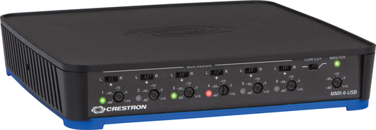 Crestron MMX-6-USB - 6-Channel USB Microphone Mixer