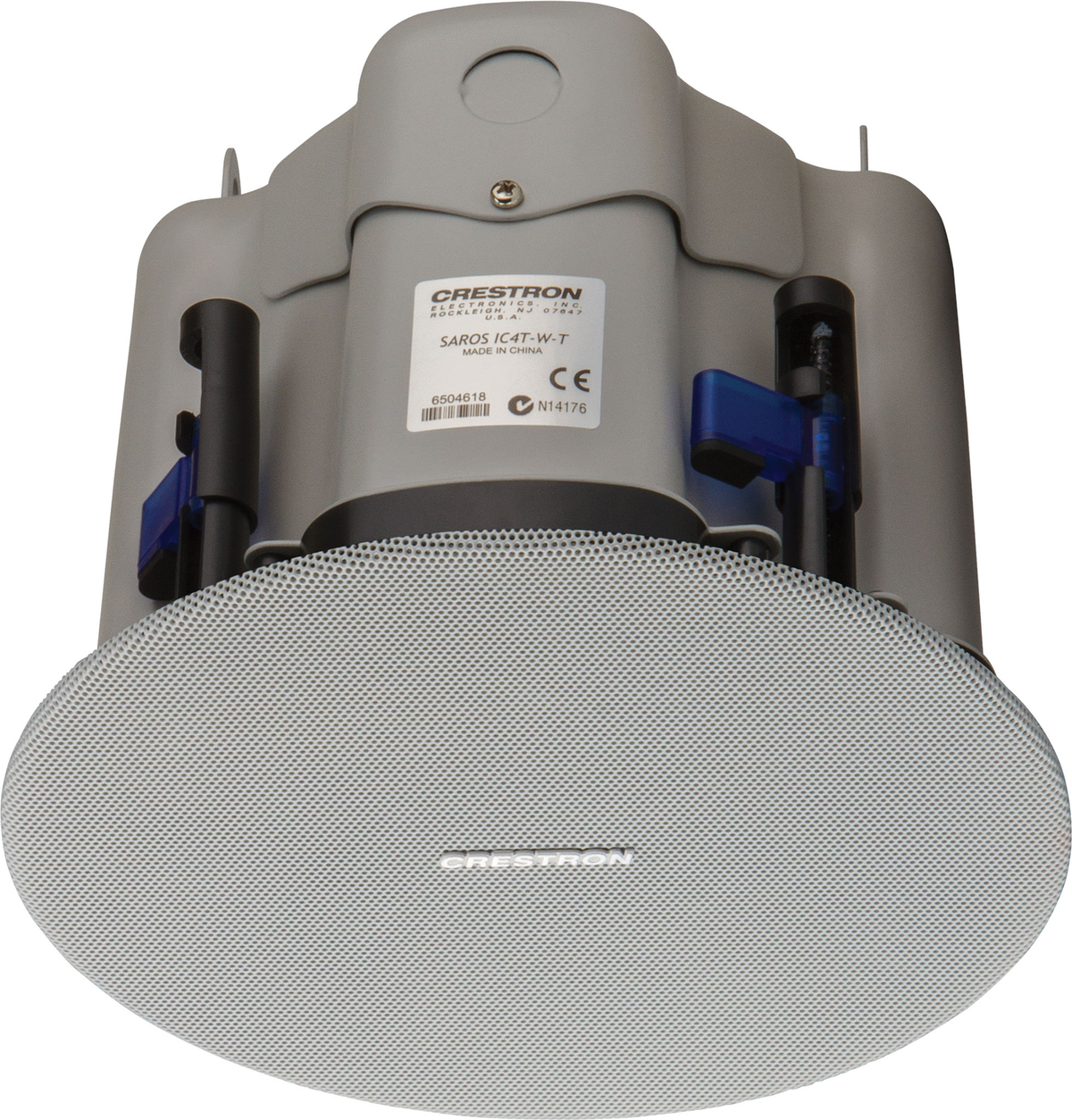 Crestron SAROS IC4T-W-T-EACH+ - Saros® 4” 2-Way In-Ceiling Speaker, White Textured, Single (must be ordered in multiples of 2)