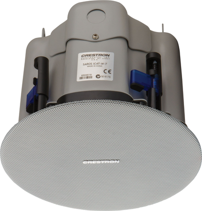 Crestron SAROS IC4T-W-T-EACH+ - Saros® 4” 2-Way In-Ceiling Speaker, White Textured, Single (must be ordered in multiples of 2)