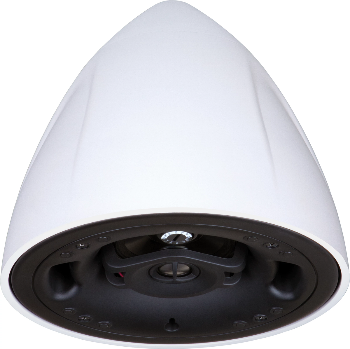 Crestron SAROS PD4T-W-T-EACH - Saros® 4” 2-Way Pendant Speaker, White Textured, Single