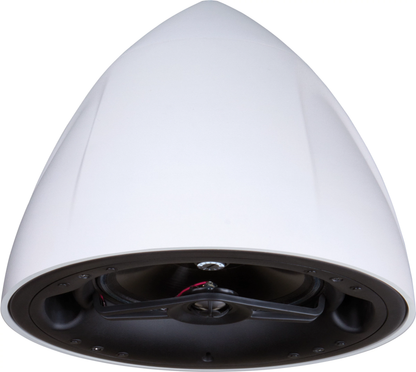 Crestron SAROS PD8T-W-T-EACH - Saros® 8” 2-Way Pendant Speaker, White Textured, Single