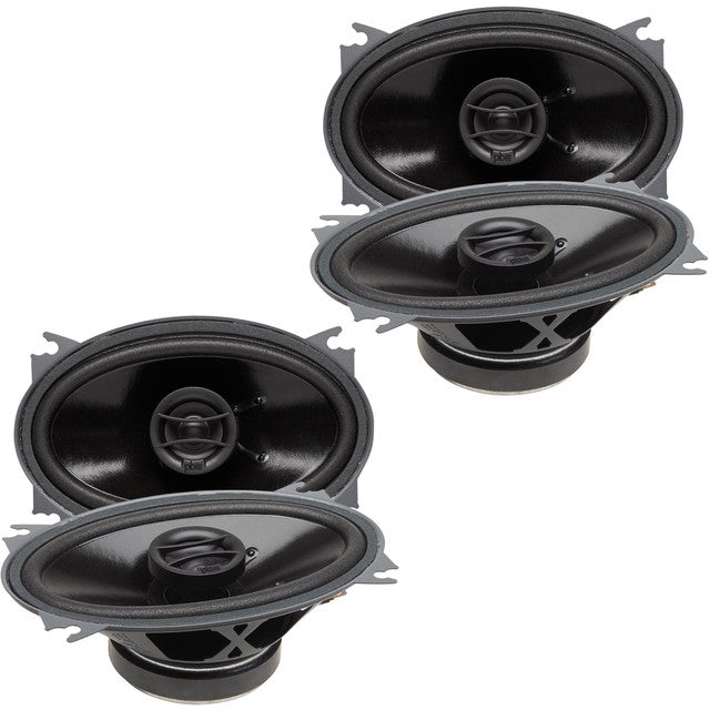 PowerBass S-4602 4 X 6 Coaxial OEM Speakers Set of 2 S4602