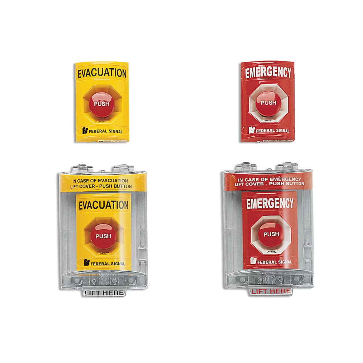 PSNTSCLP-R Series Push Button Stations Red