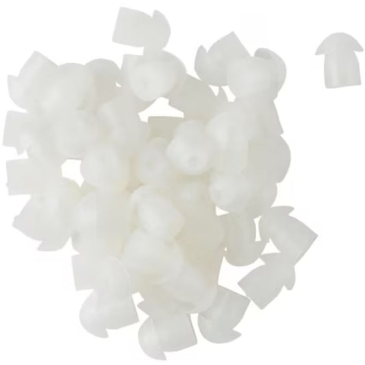 Motorola Solutions RLN6282 - Replacement Ear Tips, Clear (Pack of 50)