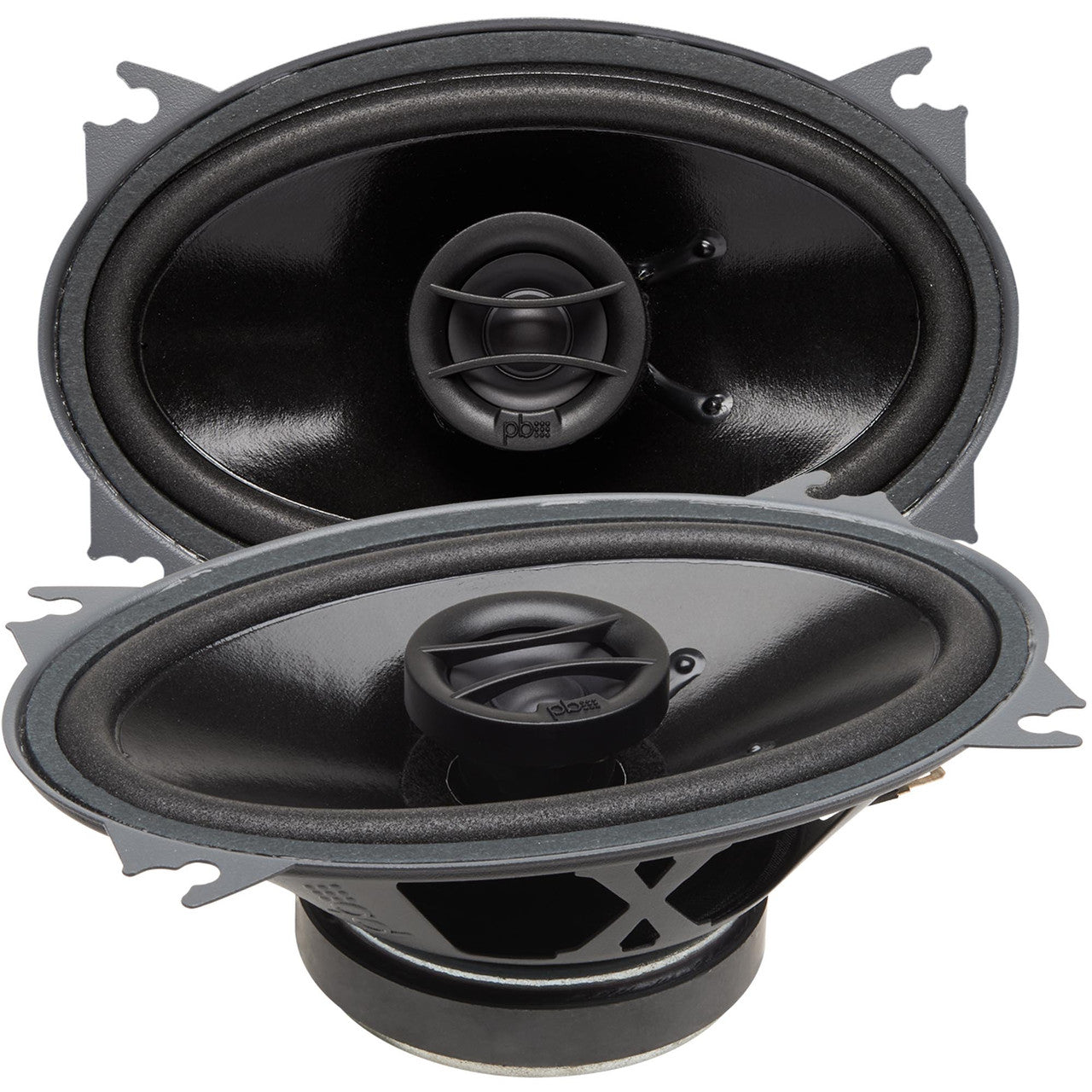 PowerBass S-4602 4 X 6 Coaxial OEM Speakers Set of 2 S4602