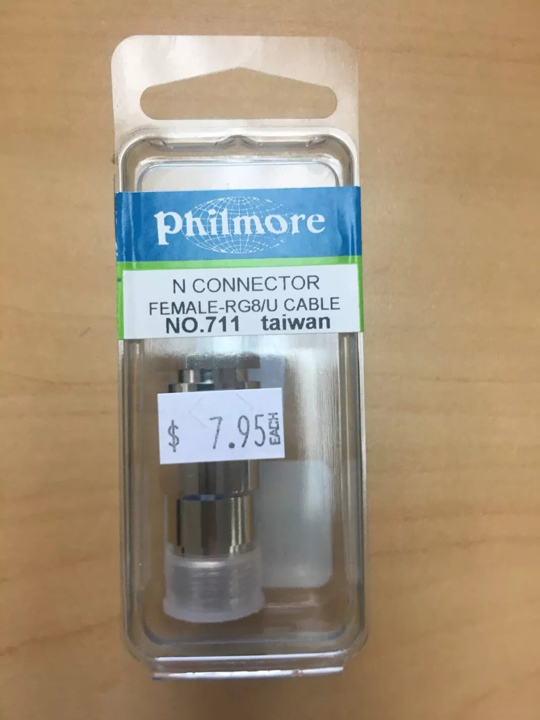 Philmore 711 - N Connector Female RG8/U Cable