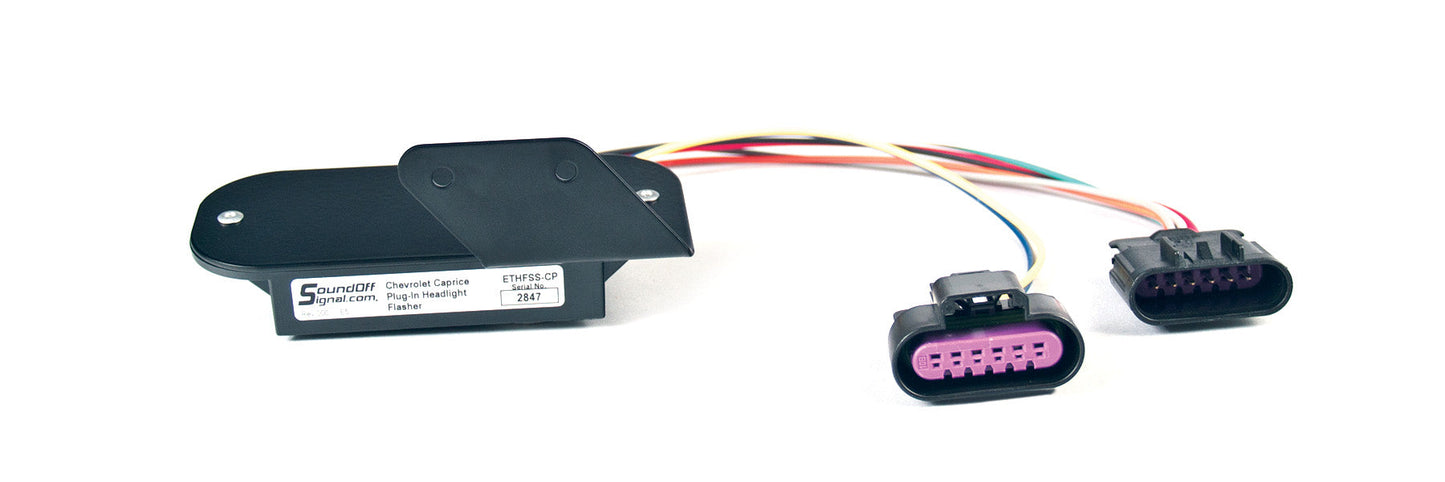 Soundoff Signal ETFBSANFL Flashback Alternating Taillight Flasher, Solid State W/ Amp Connector & Fleet Harness - 2.4 F.P.S.