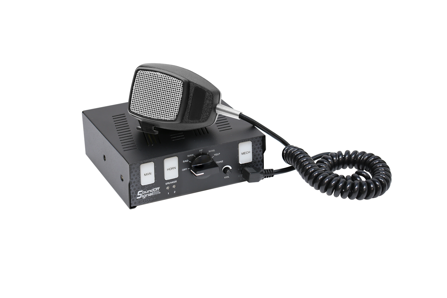 Soundoff Signal ETSAFR100 Fr100 Series Siren W/ Pa Function, 200 Watt Single Tone, Sae J1849, Ca Title 13 & Ece R10