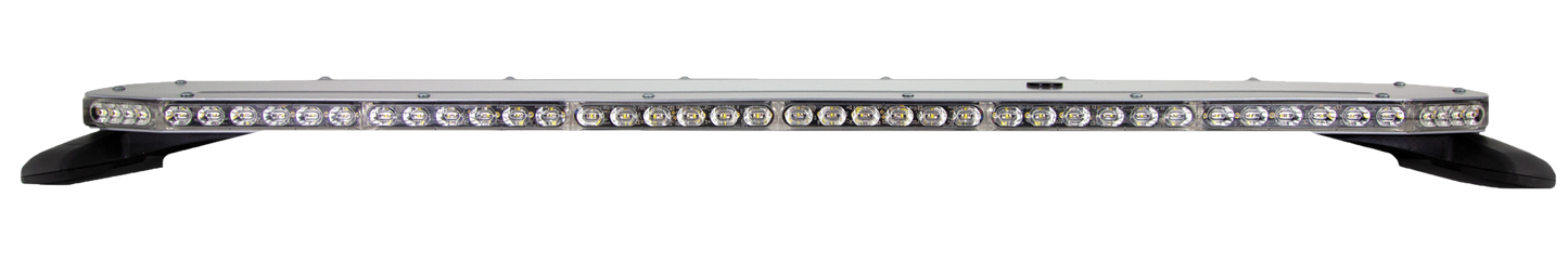 Soundoff Signal PMPLBLLT218RAWC 18 Led 6 Inch Inboard Module For Exterior Lightbar - Tricolor Red/Amber/White - Clear Lens