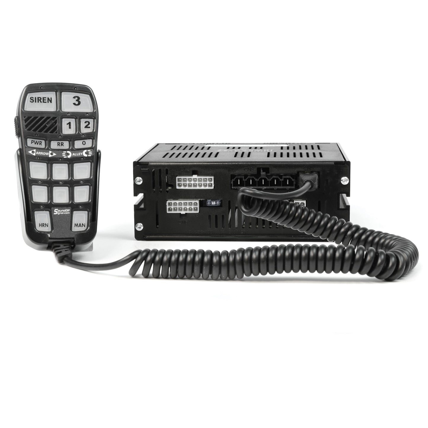 Soundoff Signal ETSA462HPP Nergy 400 Series Handheld Remote Siren, 10-16V - 200 Watt Dual-Tone