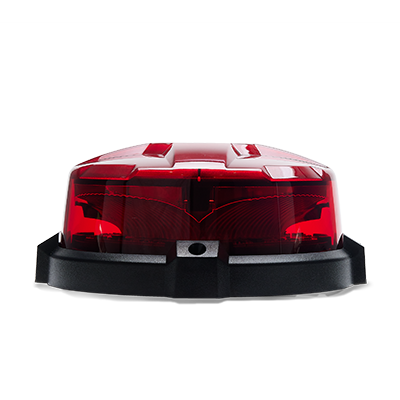 Soundoff Signal PNRBCDMLR Low Dome For Nroads® Beacons - Red