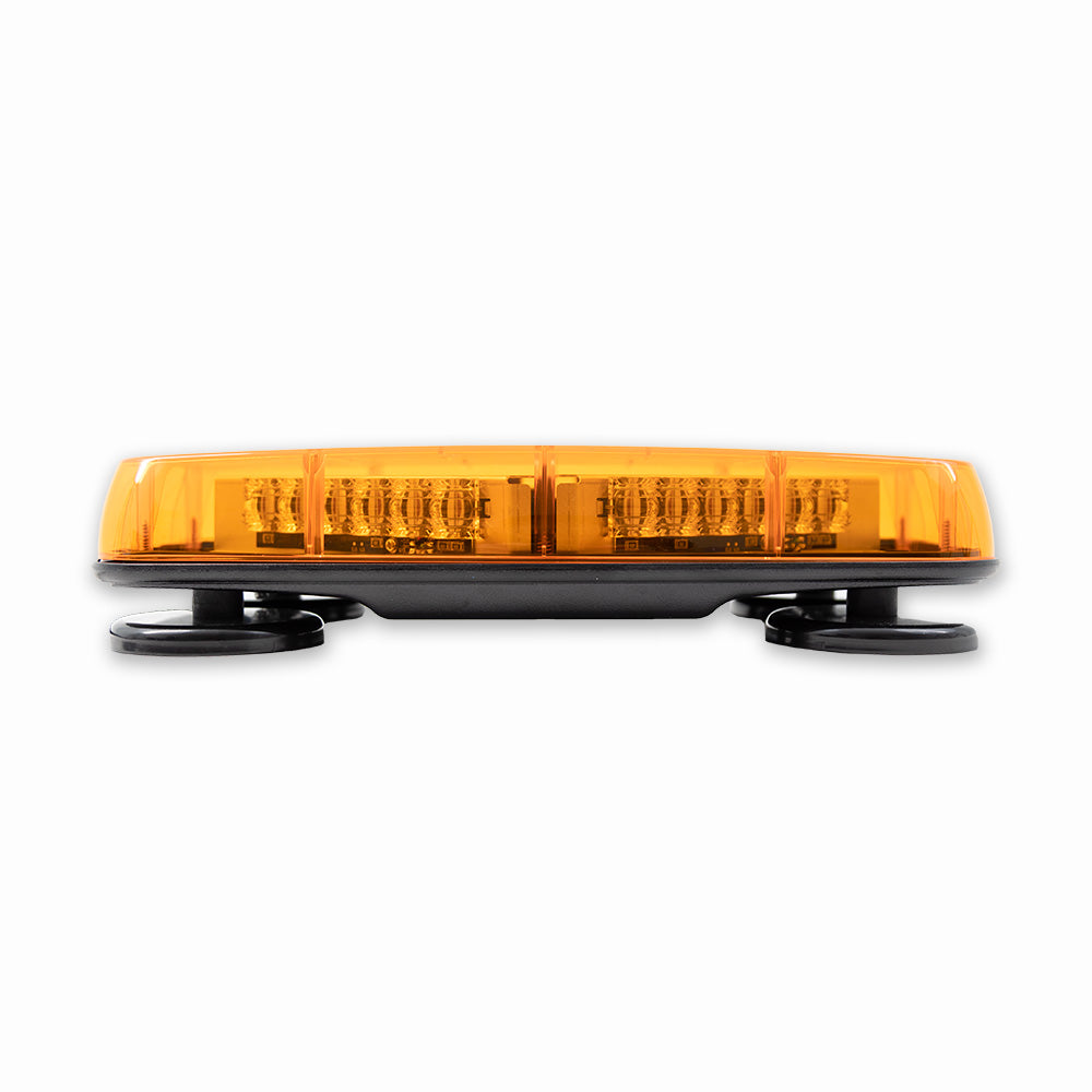 Soundoff Signal EPL7M+KC Pinnacle Mini Lightbar (Epl7000) - Magnetic Mount, 10 Ft Cord W/ 12V Cigar Plug “ Red/Amber Leds