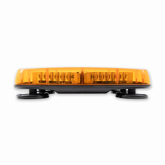 Soundoff Signal EPL7PFPC Pinnacle Mini Lightbar (Epl7000) - Standard Permanent Mount W/ 25 Ft Cable For Hardwire Installation “ Green/Amber Leds