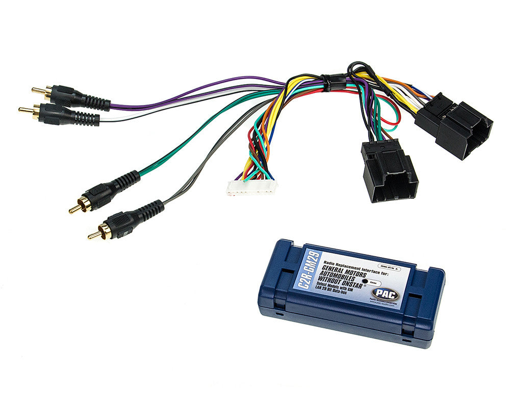 PAC C2R-GM29 Radio Replacement Interface for Select 2006-2008 GM Vehicles Blue 8.95" x 8.90" x 2.00"