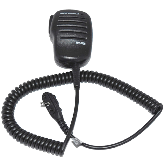 Motorola AAF53X501 MH-450S Medium-Duty Speaker Microphone w/ Lapel Clip and 3.5mm Ear Phone Jack