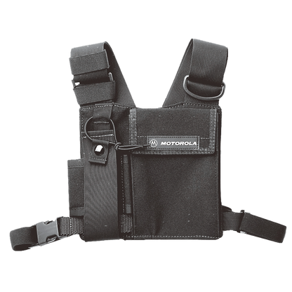 Motorola HLN6602 Universal Chest Pack with Radio Holder, Pen Holder & Velcro Secured Pocket