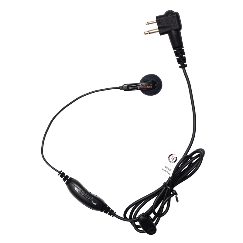 Motorola PMLN6534 2-Wire Surveillance Kit (Black) with Clear Acoustic Tube
