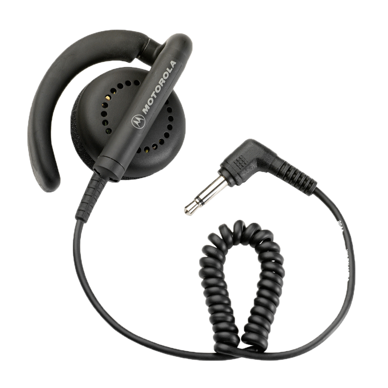 Motorola WADN4190 Ear Receiver with Coil Cable Remote Speaker Microphone Only 3.5mm Adapter